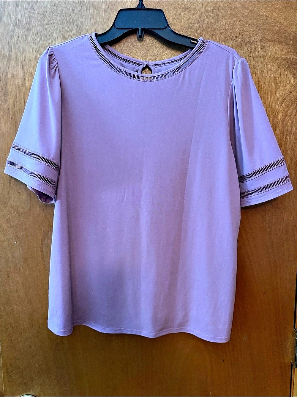Montgomery Post Stitchfix Short Sleeve Top in Rose pink Size Large